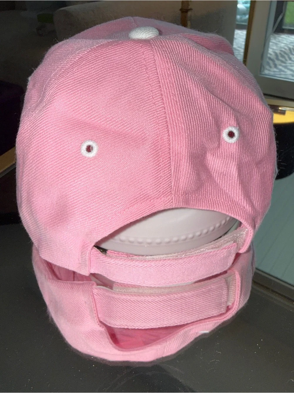 Pink Phi Mu Baseball Cap